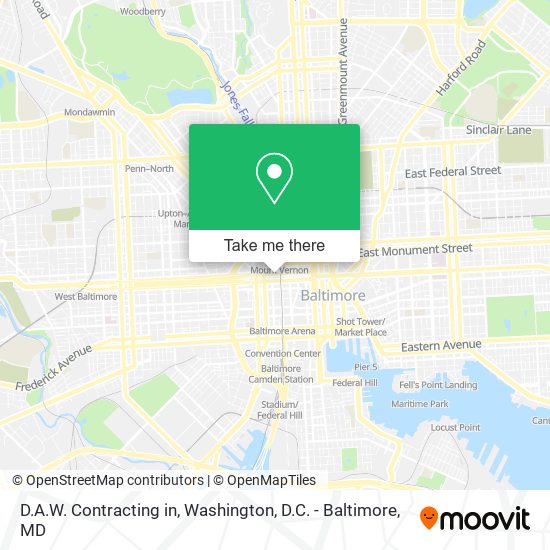 D.A.W. Contracting in map