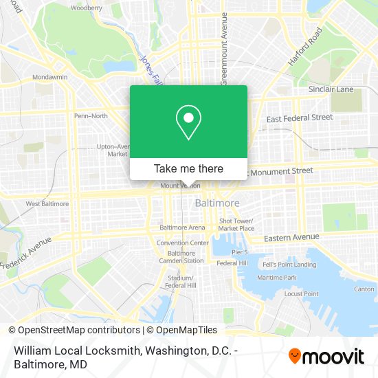William Local Locksmith map