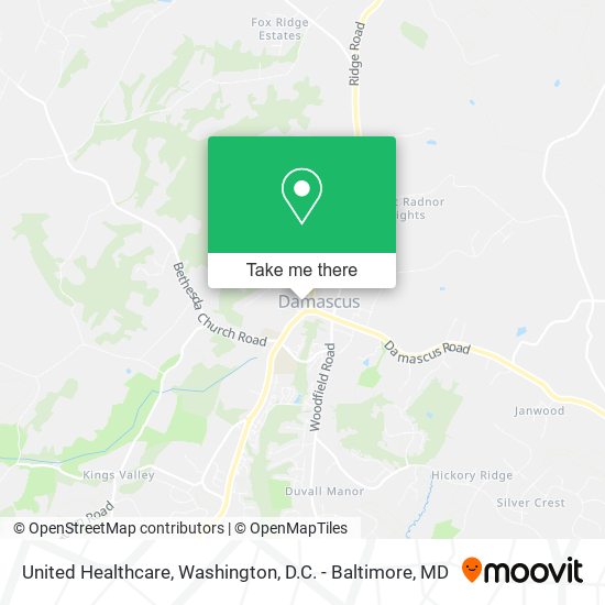 United Healthcare map