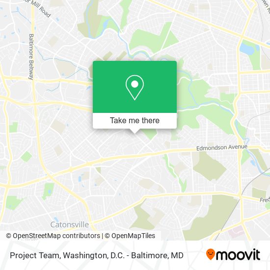 Project Team map