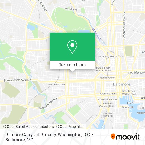 Gilmore Carryout Grocery map