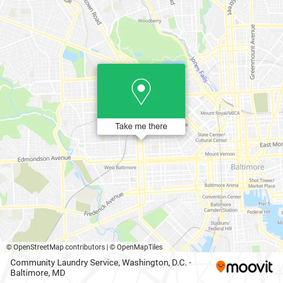 Mapa de Community Laundry Service