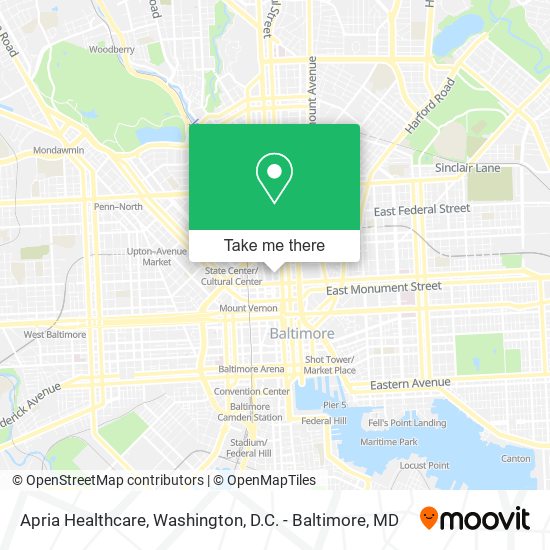 Apria Healthcare map