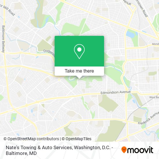 Nate's Towing & Auto Services map
