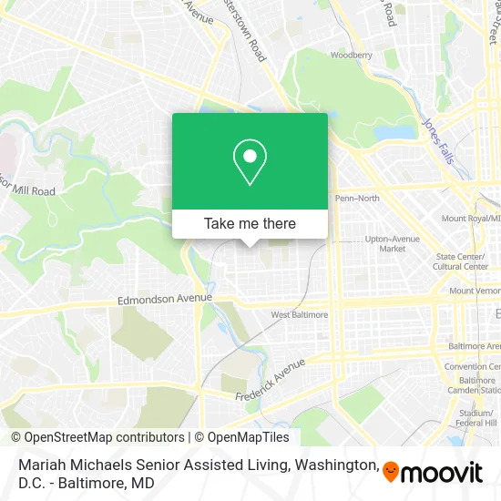 Mariah Michaels Senior Assisted Living map