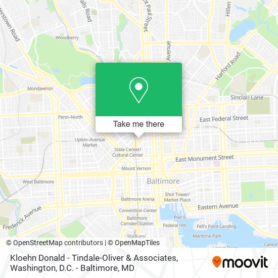 Kloehn Donald - Tindale-Oliver & Associates map