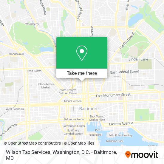 Wilson Tax Services map