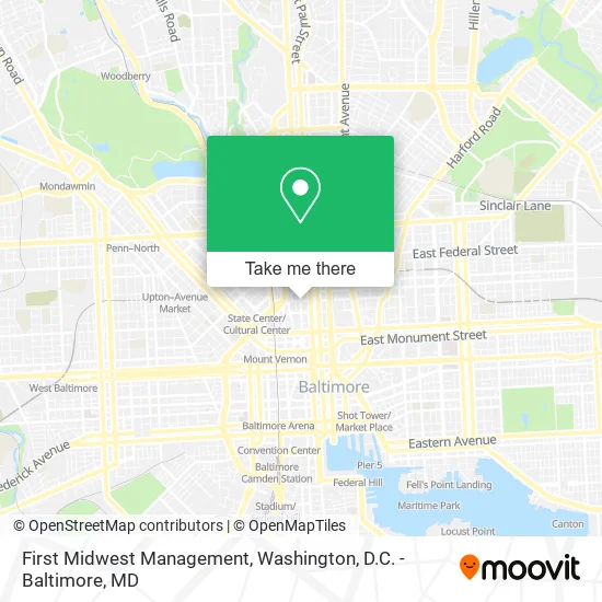 Mapa de First Midwest Management