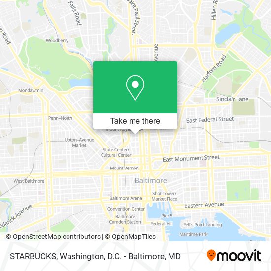 STARBUCKS map