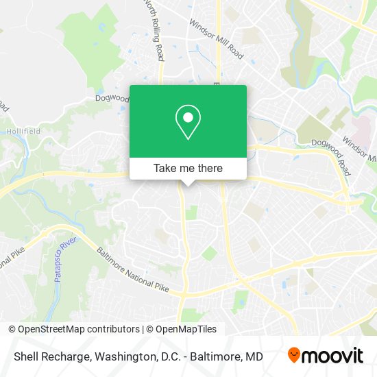 Shell Recharge map