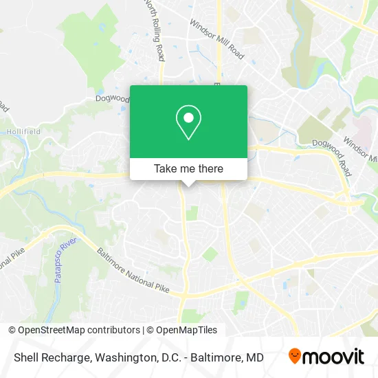 Shell Recharge map