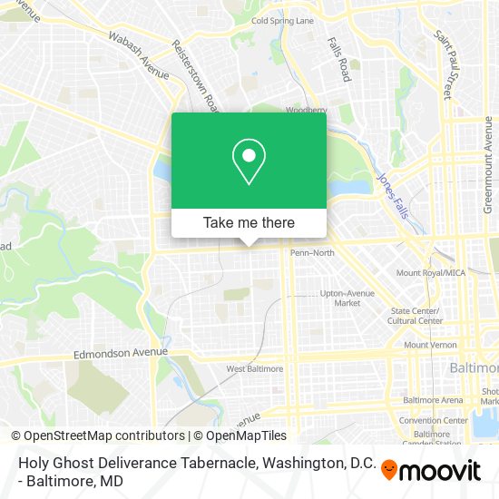 Holy Ghost Deliverance Tabernacle map