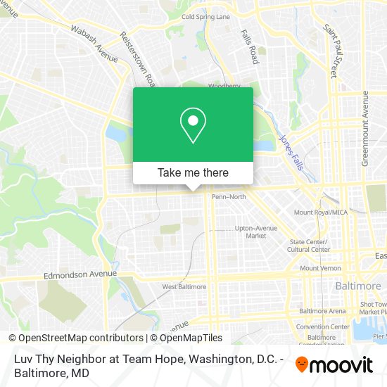 Luv Thy Neighbor at Team Hope map