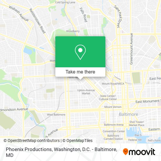 Phoenix Productions map