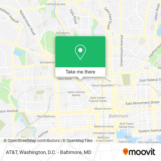 AT&T map