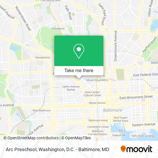 Arc Preschool map