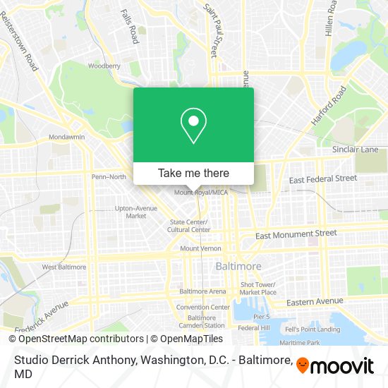 Studio Derrick Anthony map