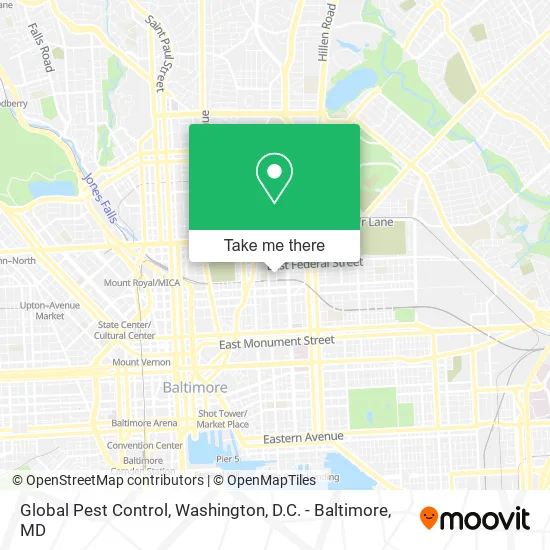 Global Pest Control map