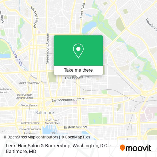 Lee's Hair Salon & Barbershop map