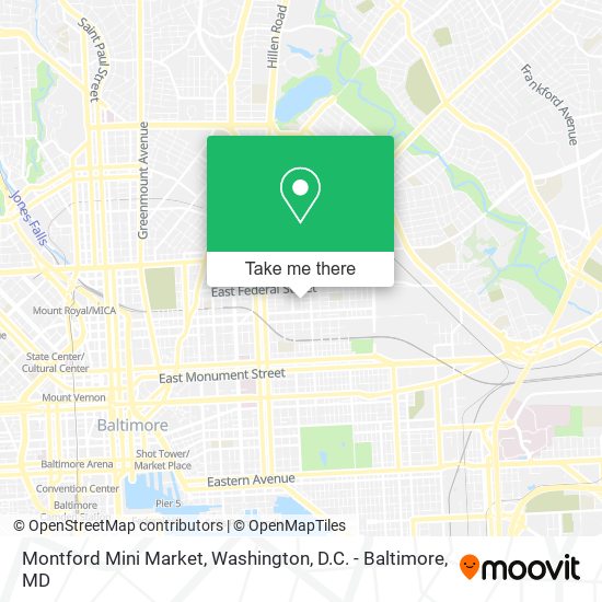 Montford Mini Market map