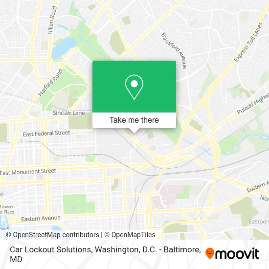 Car Lockout Solutions map