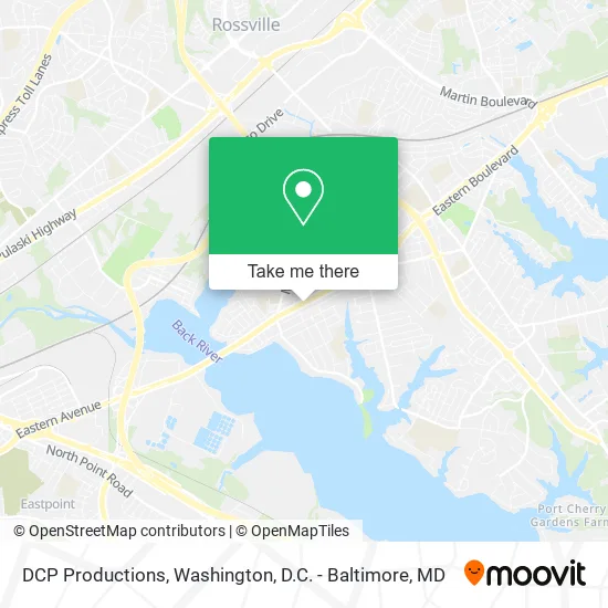 Mapa de DCP Productions