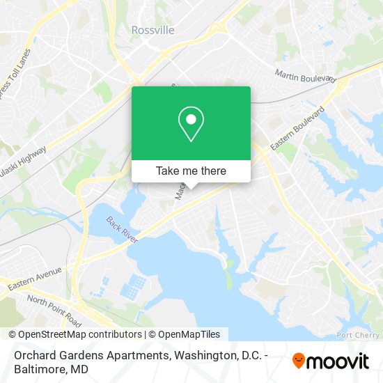 Orchard Gardens Apartments map