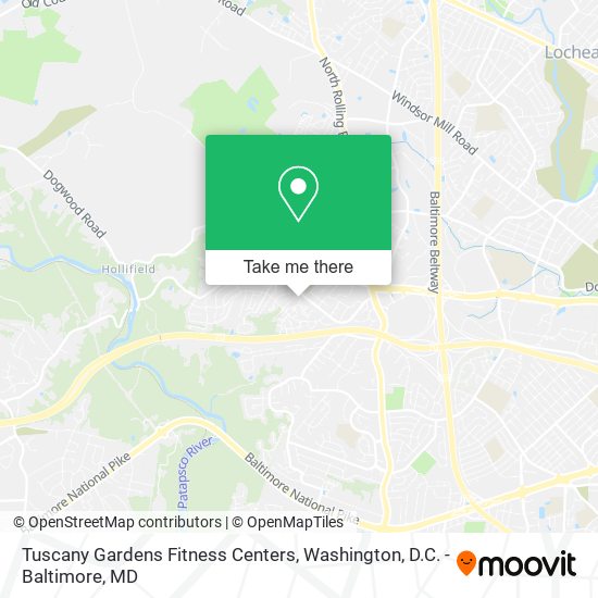Tuscany Gardens Fitness Centers map