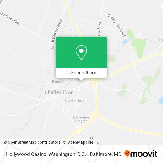 Hollywood Casino map
