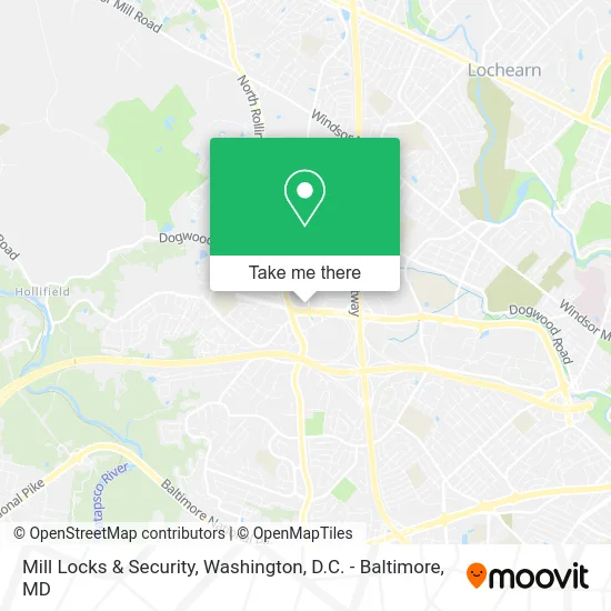 Mill Locks & Security map