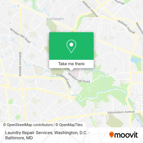 Laundry Repair Services map