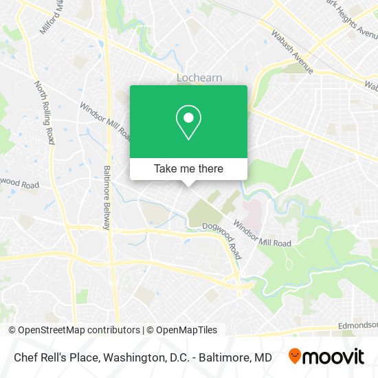 Mapa de Chef Rell's Place
