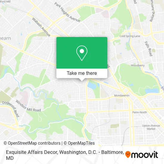 Exquisite Affairs Decor map