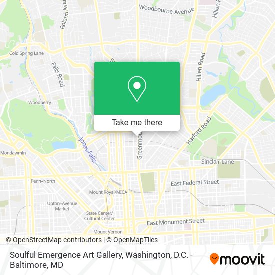 Soulful Emergence Art Gallery map
