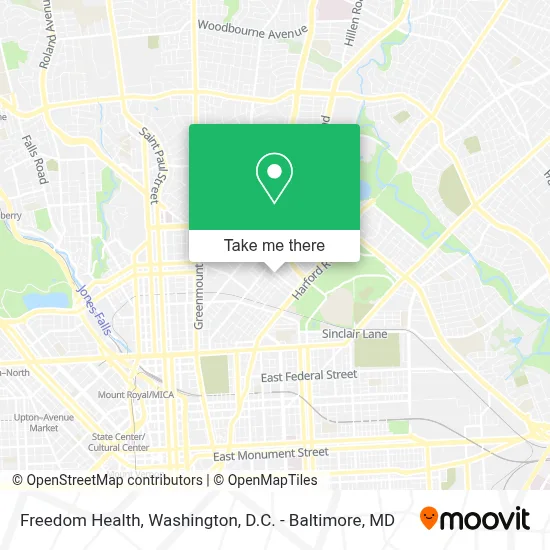 Freedom Health map