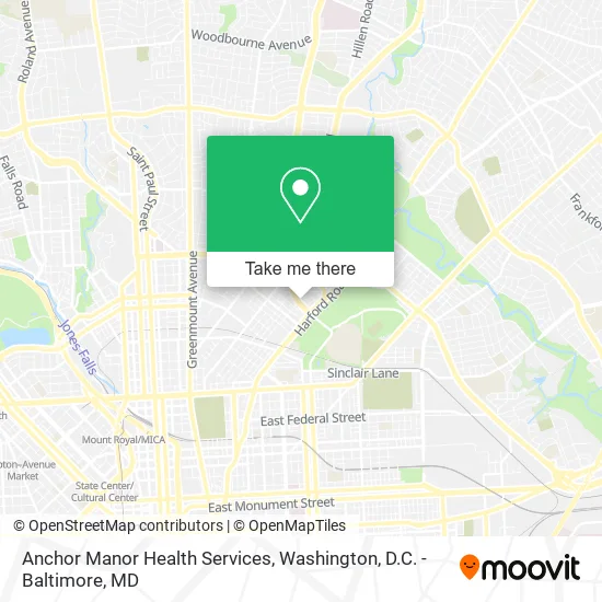 Mapa de Anchor Manor Health Services