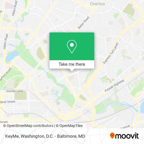 Mapa de KeyMe