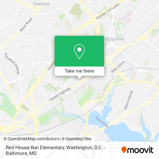 Mapa de Red House Run Elementary