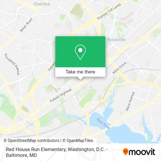 Red House Run Elementary map