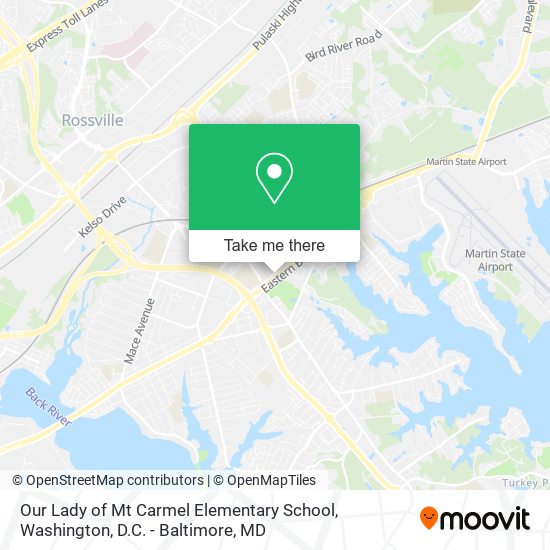 Our Lady of Mt Carmel Elementary School map