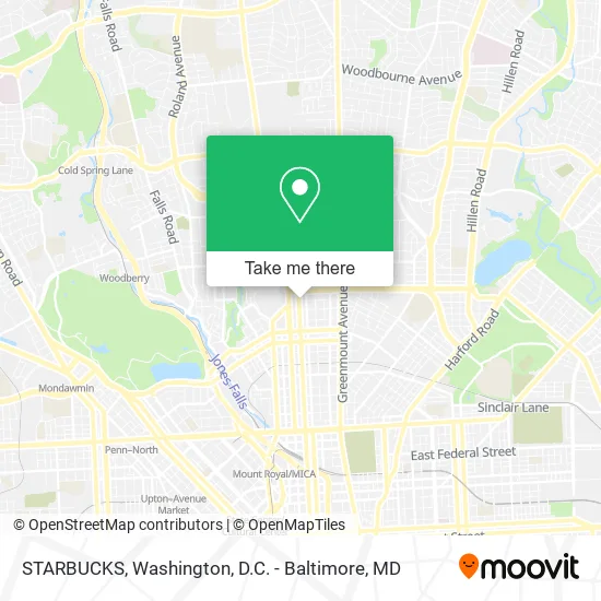 STARBUCKS map