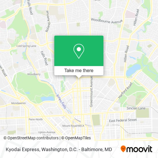 Kyodai Express map