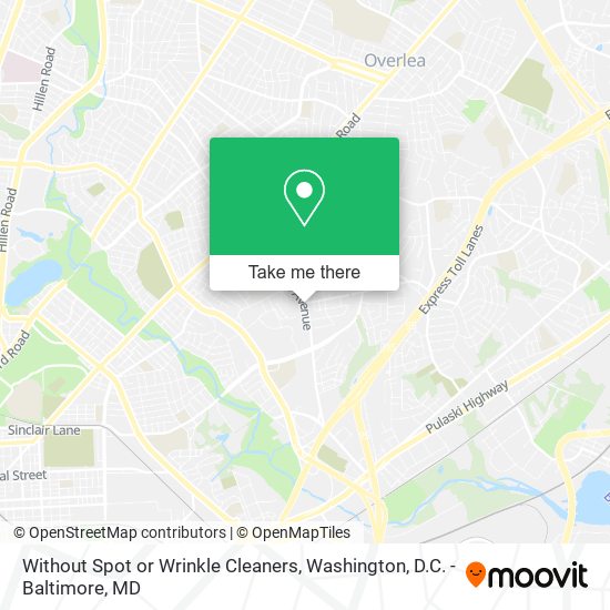 Without Spot or Wrinkle Cleaners map