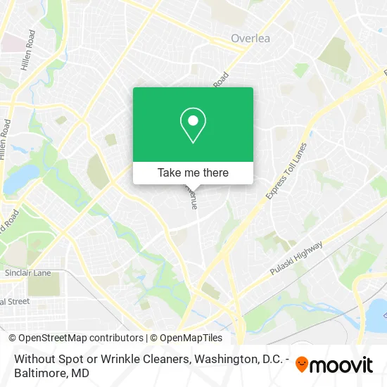 Without Spot or Wrinkle Cleaners map