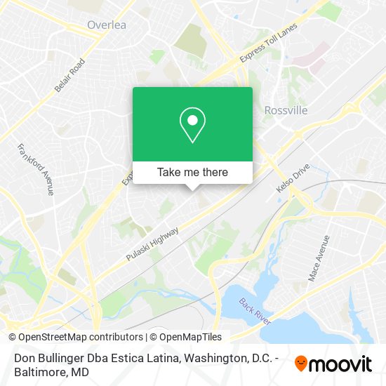 Mapa de Don Bullinger Dba Estica Latina