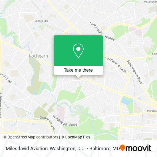 Milesdavid Aviation map