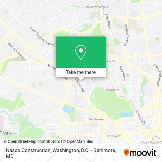 Mapa de Nasco Construction