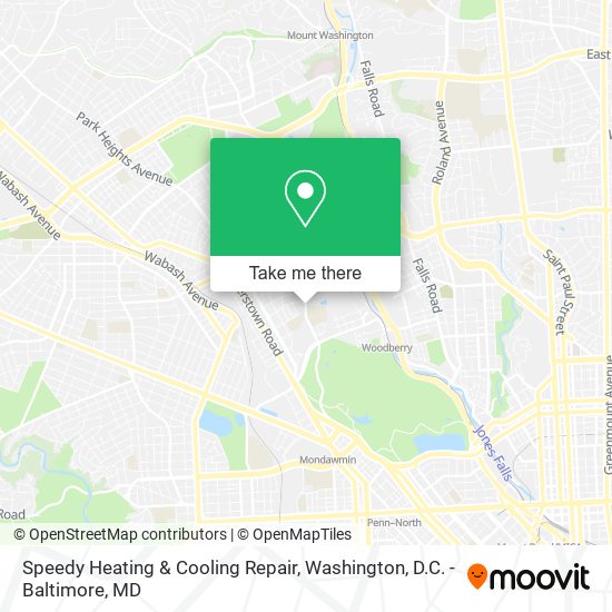 Speedy Heating & Cooling Repair map