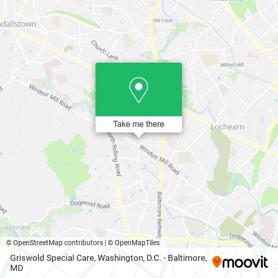 Mapa de Griswold Special Care