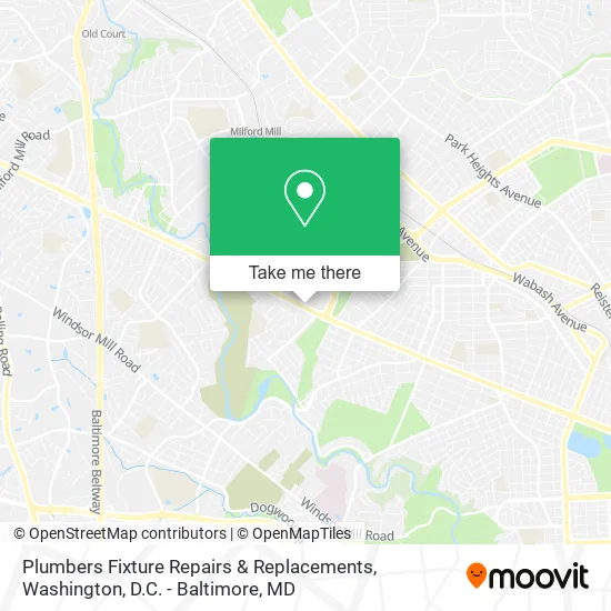 Plumbers Fixture Repairs & Replacements map
